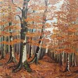 Tableau - paysage forestier
