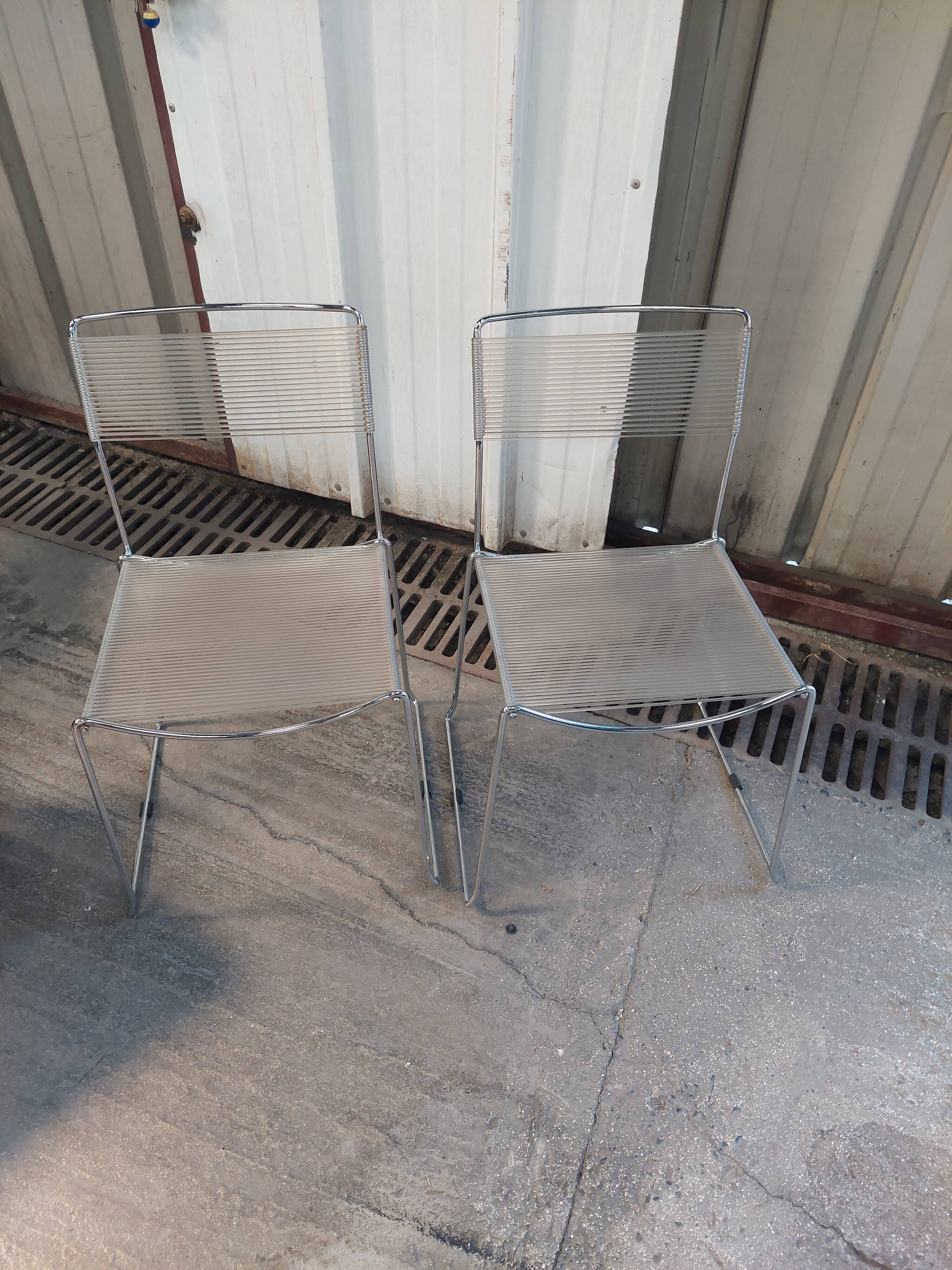 Set of 2 scoubidou chairs