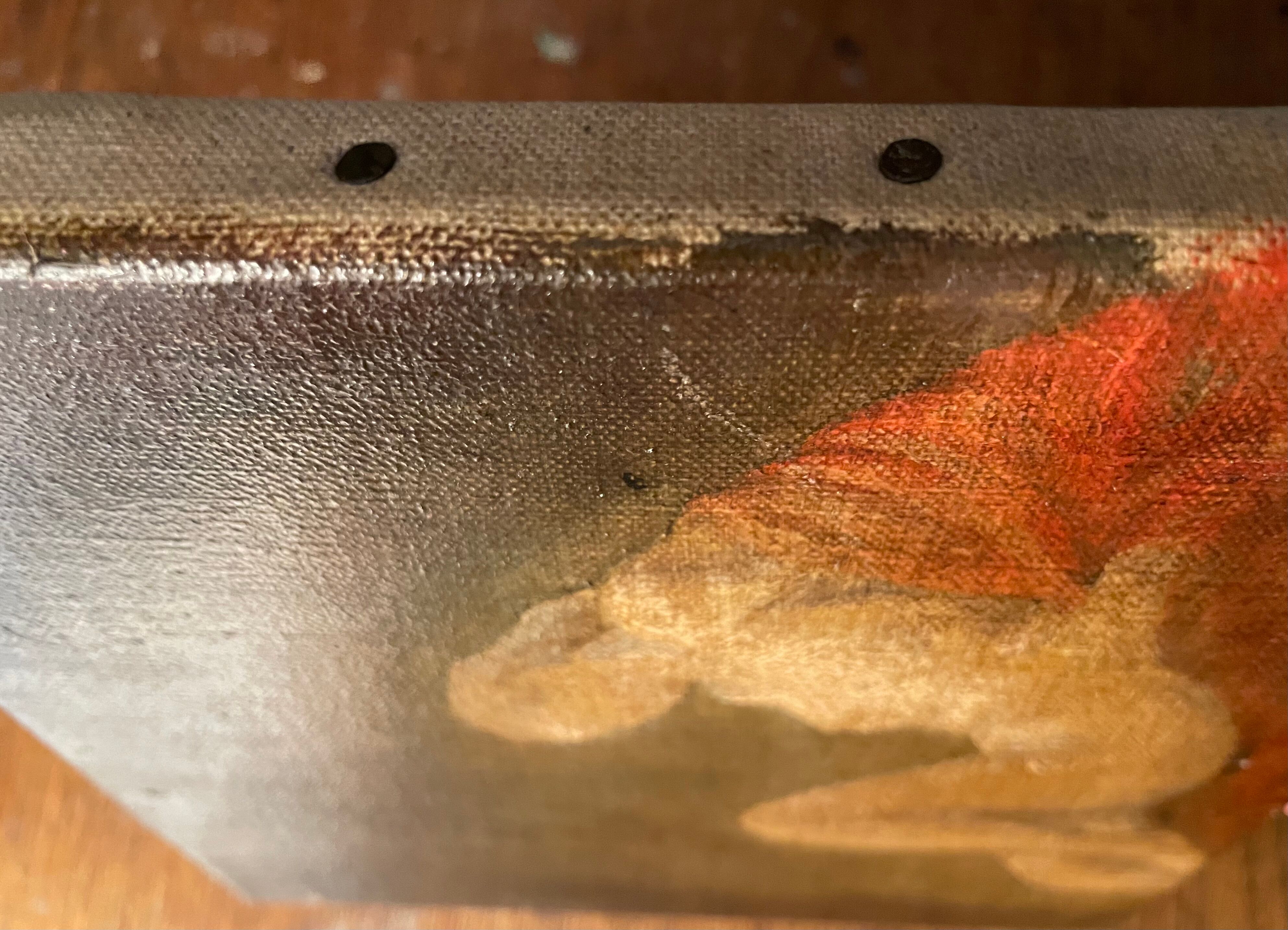 Oil on canvas female nude