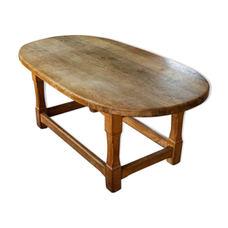 Table à café antique bois de chêne