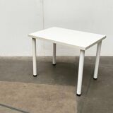 Postmodern Italian vintage dining table with terrazzo-style surface, 1980s.