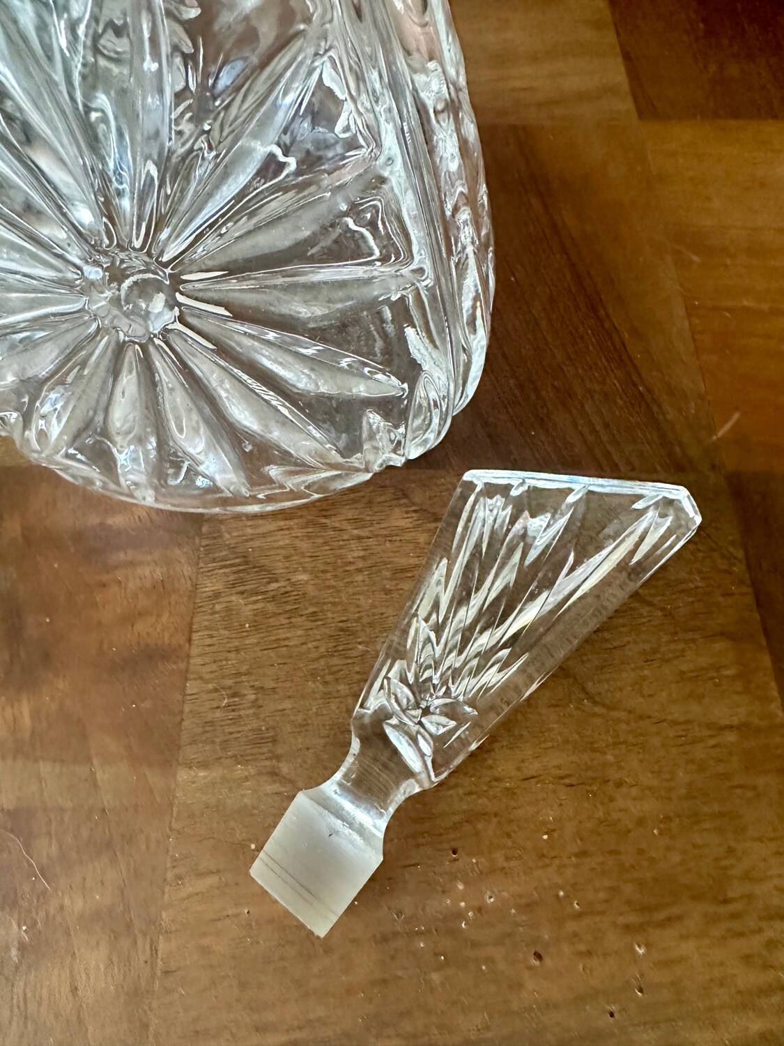 Bavarian crystal children's carafe, 1960s