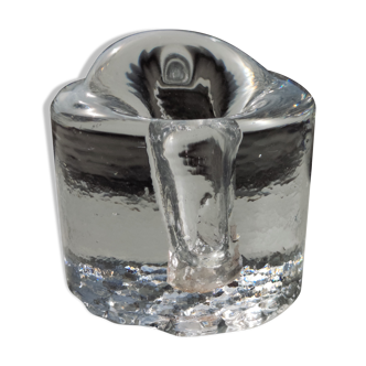 Swedish Pukeberg Crystal Solifleur Vase 1960s by Conny Walther & Uno Westerberg