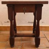 Solid wood bedside table