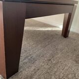 Italy coffee table in wood and glass