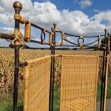 Vintage wrought iron screen