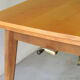 Meal table with extension cords