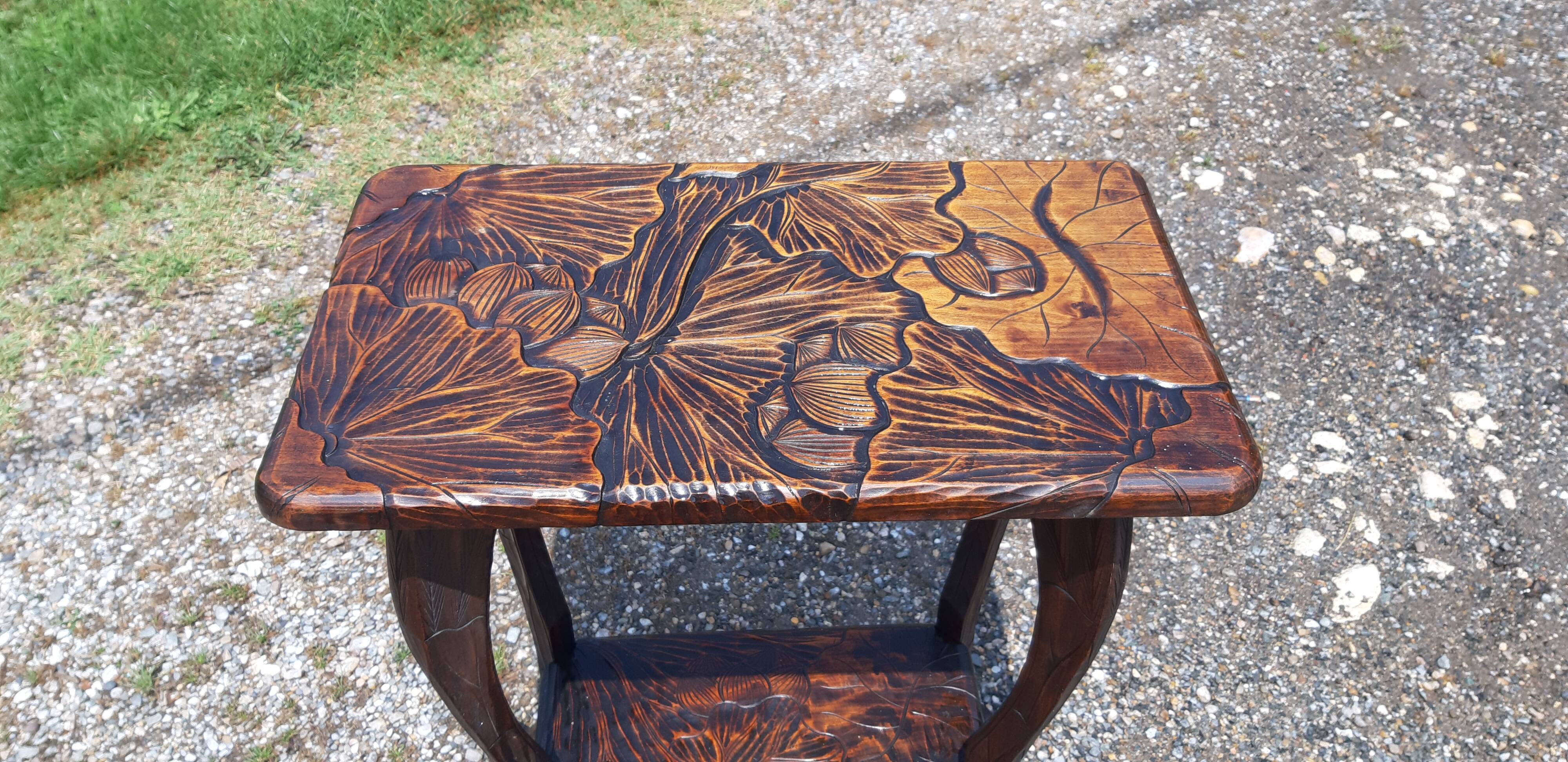 Art Nouveau Wood Tablet