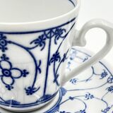 Set of 4 winterling cups, milk jug and sugar bowl