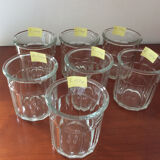 Lot of 7 old BVB jam pots