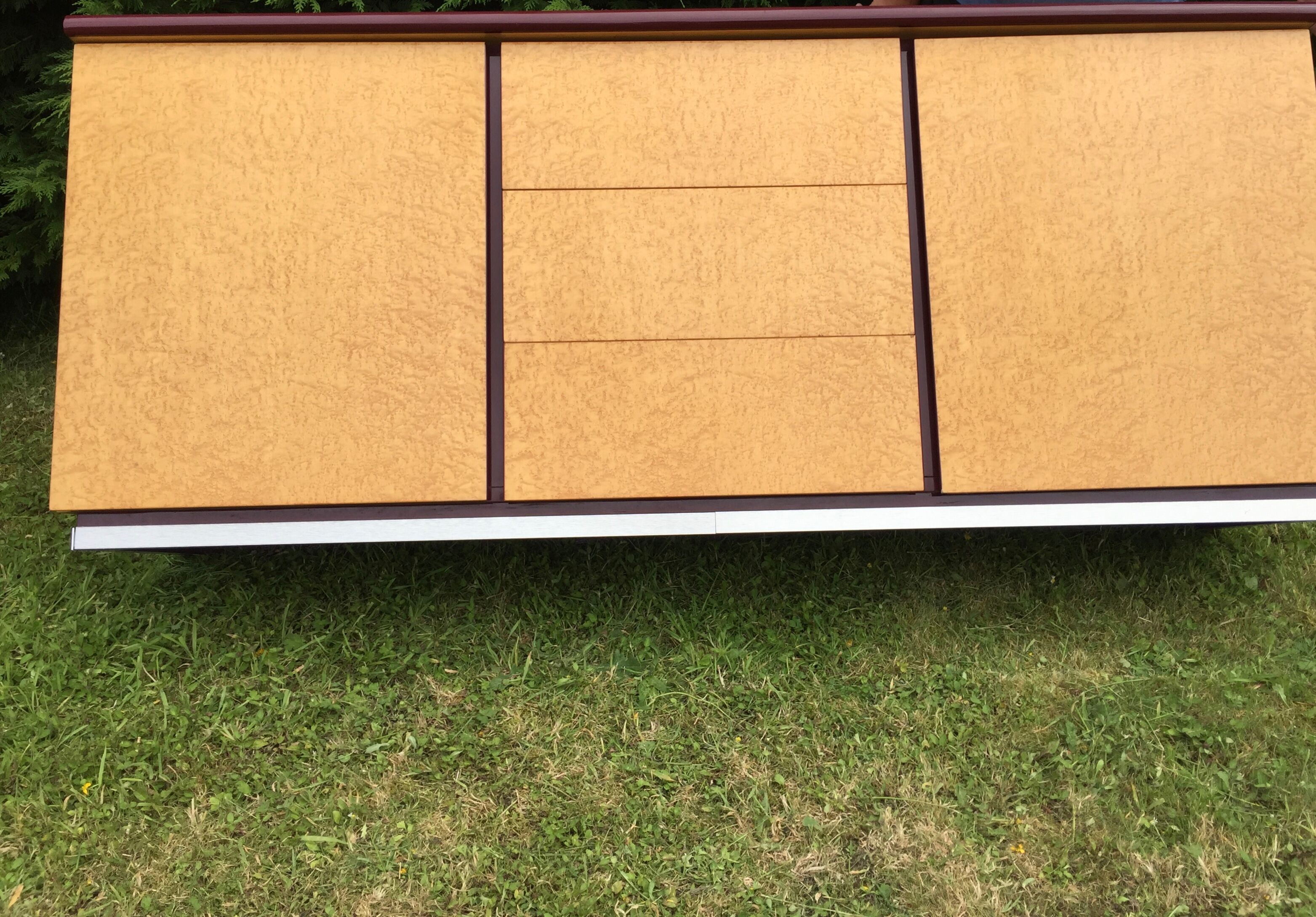 Vintage sycamore sideboard Mario Sabot 1970