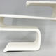 1960's italian Mobelhause laquered wood shelf