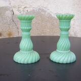 Paire de bougeoirs ancien