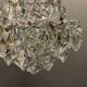 Cut crystal light pendant by kinkeldey, 1970s