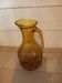 Vintage amber glass pitcher