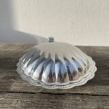 Metal shell butter dish