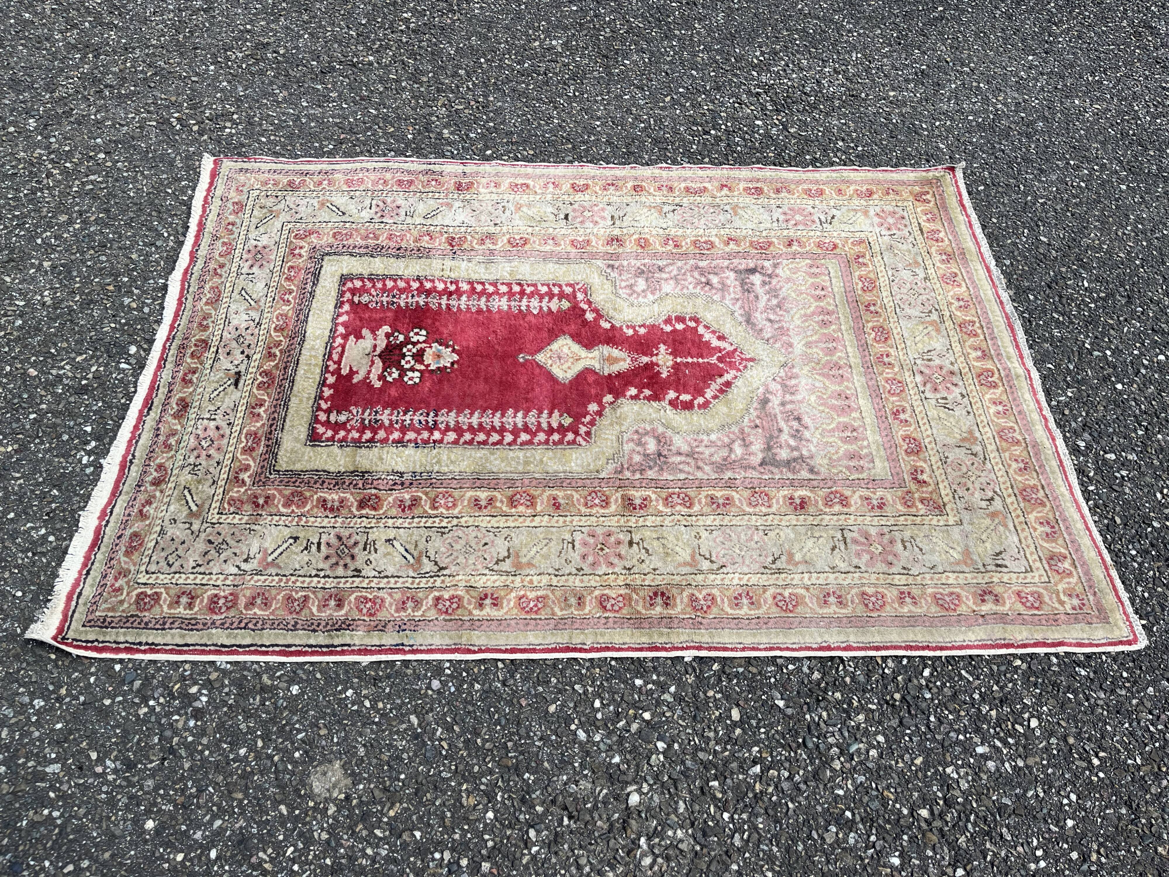 Kayseri Red Turkish Rug