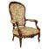 Antique Baroque Revival Armchair, 1890s