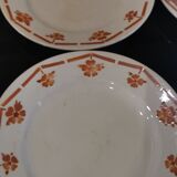 6 old FB dessert plates for Fénal Badonviller
