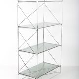 Isocèle metal shelf by Max Sauze, 1970s