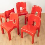 4867 Chair Set by Joe Colombo for Kartell