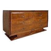 An art deco Italian chest of drawers, Italy 1950s