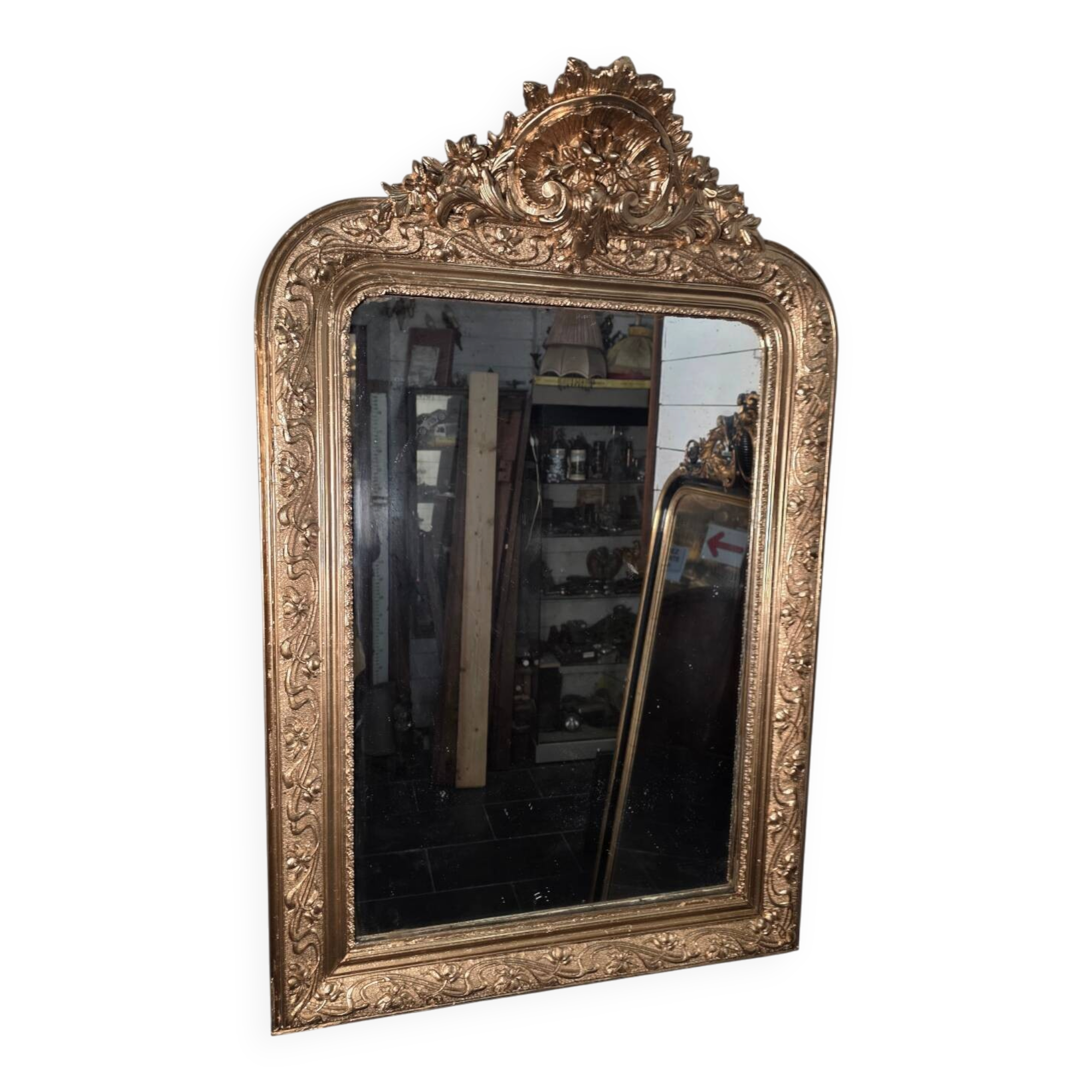 Napoleon III gilded mirror