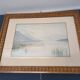 Pastel landscape signed ambroise 1914