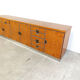 Vintage Italian burl wood credenza, 1970s