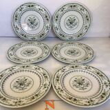 Six Royal Doulton Provençal dessert plates
