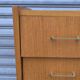 Commode pied compas en chêne blond 1960