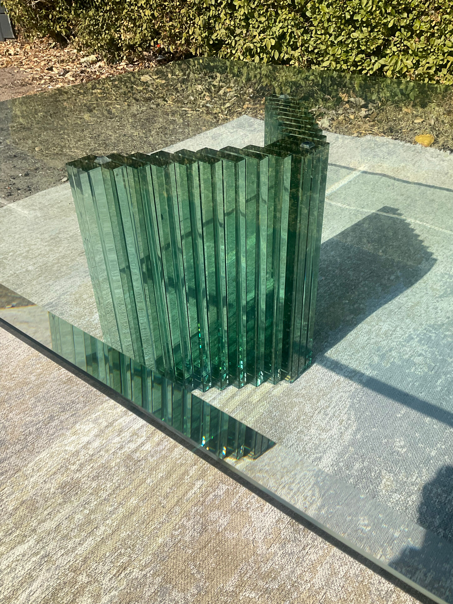 Table basse Luigi Massoni des années 80