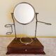 Table barber with mahogany mirror and chrome 1940