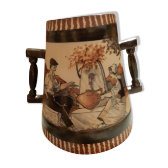 old pot signed Le Corone Céramique de Ciboure