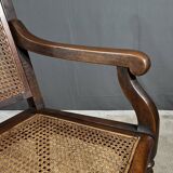 Hairdresser's armchair in solid beech, Louis-Philippe style - Early 20th century