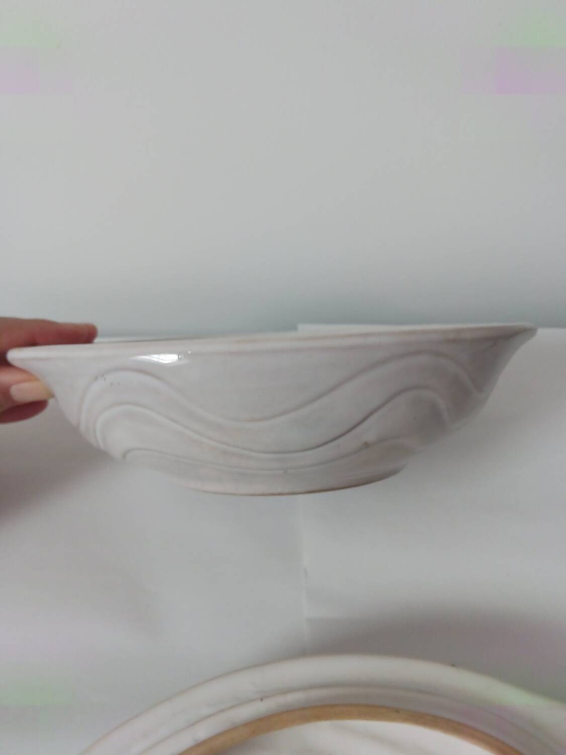 Plat poisson avec couvercle en céramique de Sarreguemines