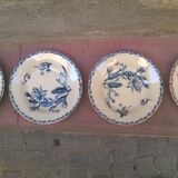 Lot of four old plates "Cactus model"