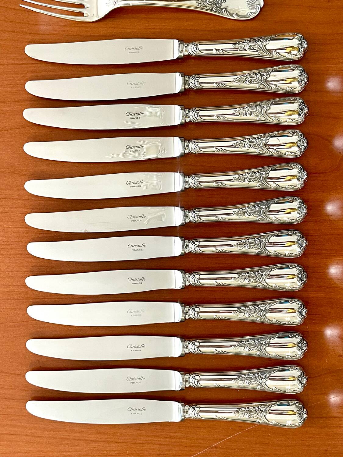 Christofle Marly, 48-piece cutlery set for 12 people, excellent condition