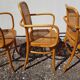 Ensemble de 4 fauteuils et 1 chaise Thonet 811 Josef Hoffmann