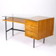 Bureau en bois et verre par Jean René Picard, 1960s