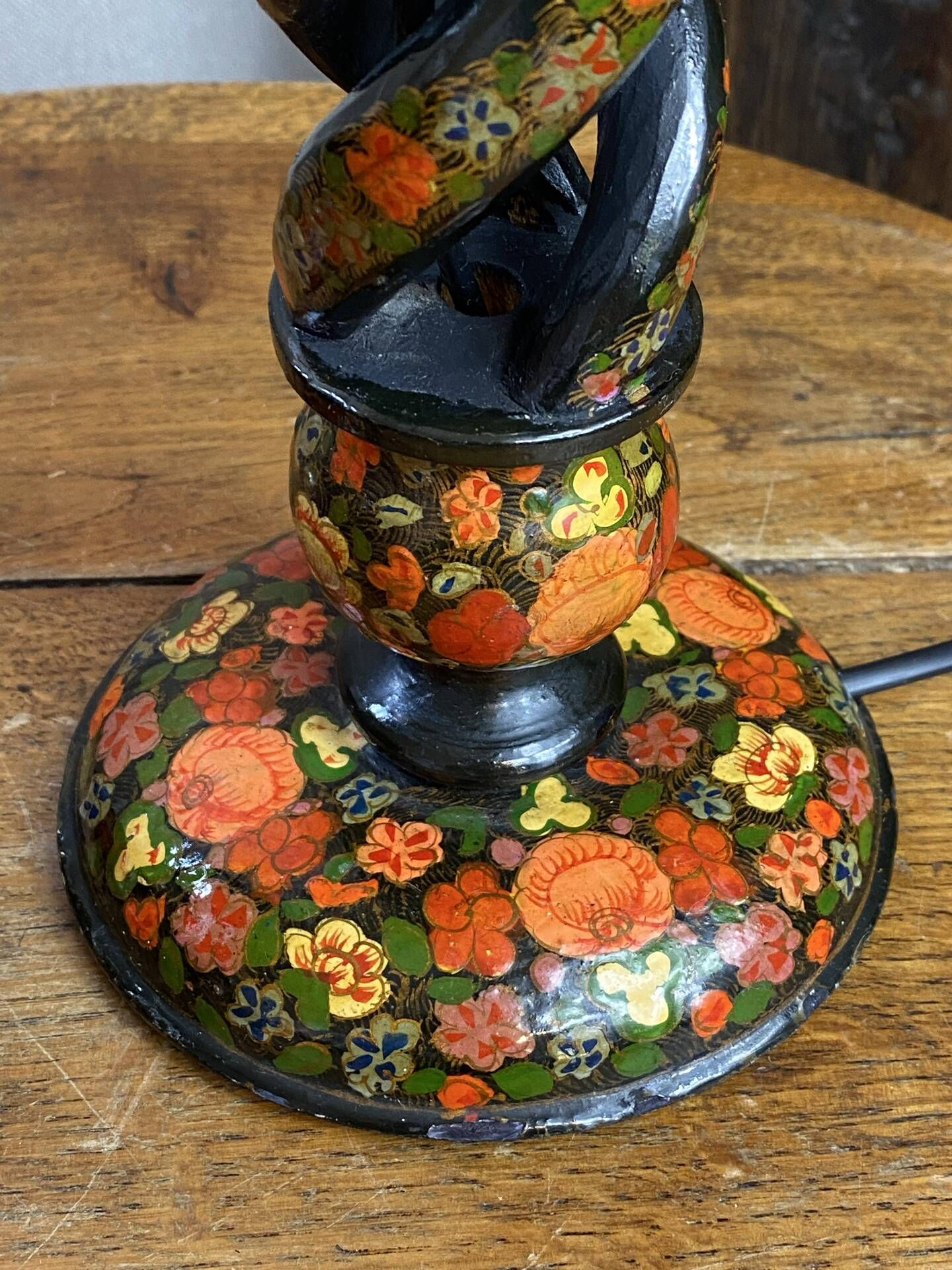 Kashmiri lamp pair
