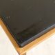 "PLIDEAL" Folding Coffee Table Beech & Faux Leather 1950 Vintage Glamping