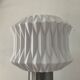 Vintage lamp 70s porcelain and chrome foot