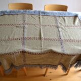 Vintage handmade pure wool blanket blanket