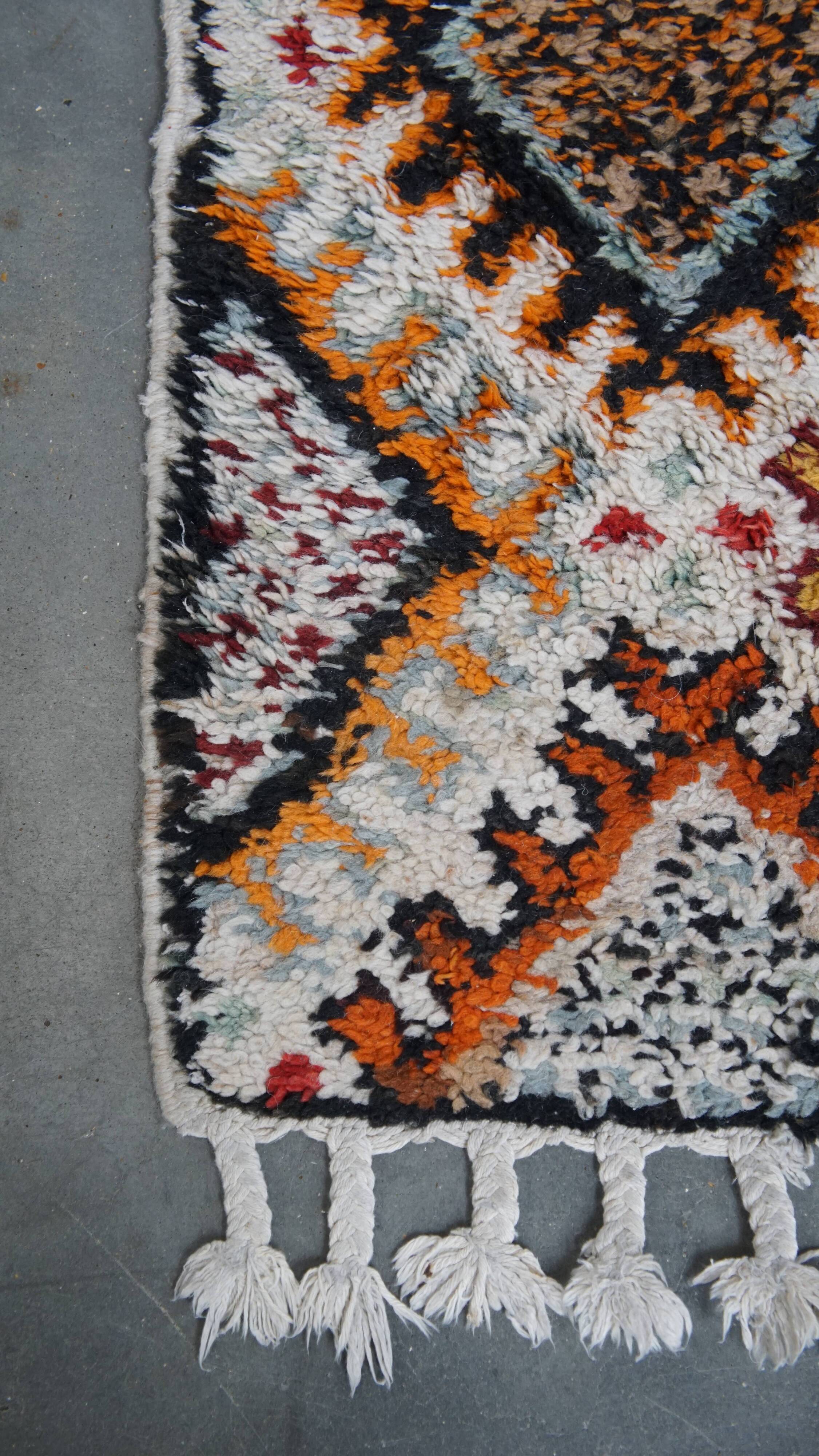 Tapis vintage noué à la main 162 x 81 cm