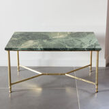 Green marble coffee table