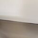 Large vintage wall shelf in smoked glass and white metal in String style.