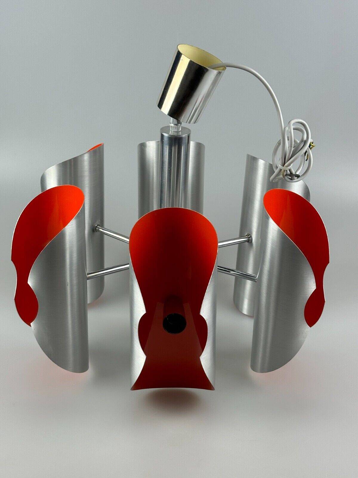 60s 70s 6-flame Sputnik candlestick metal chrome space age design