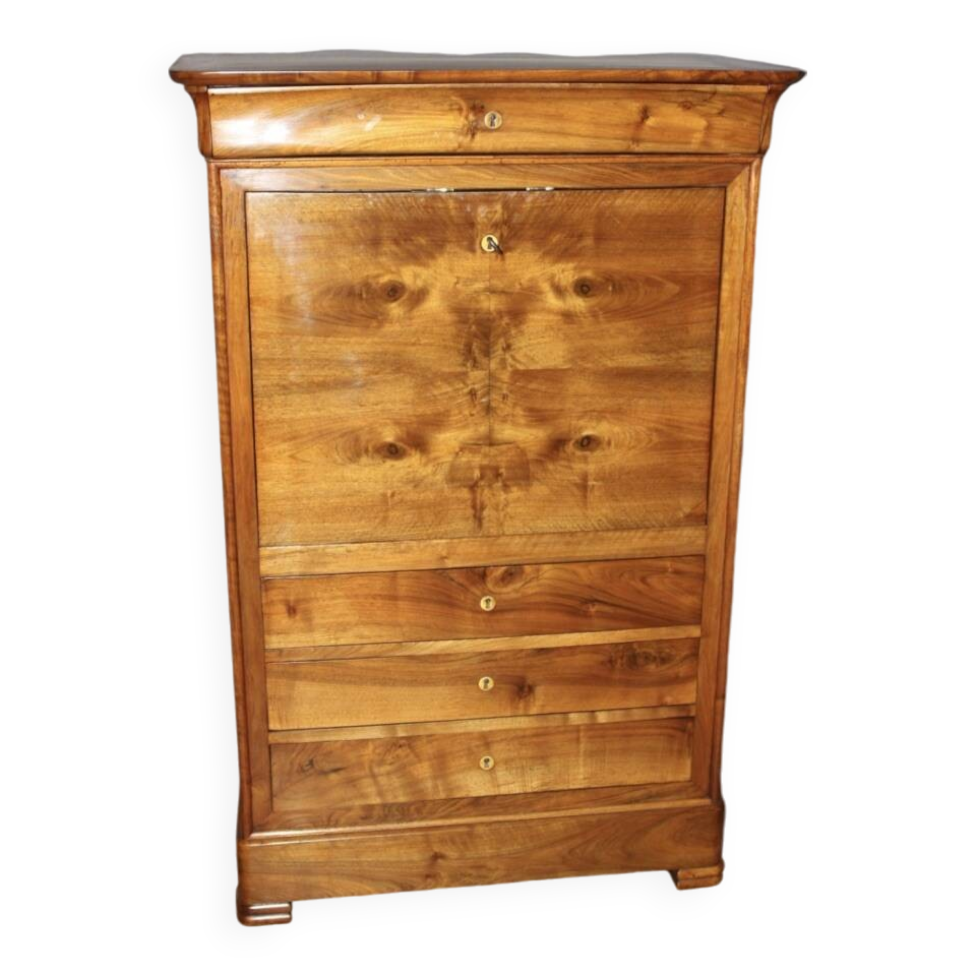 Louis Philippe Secretary in Walnut 19th Century