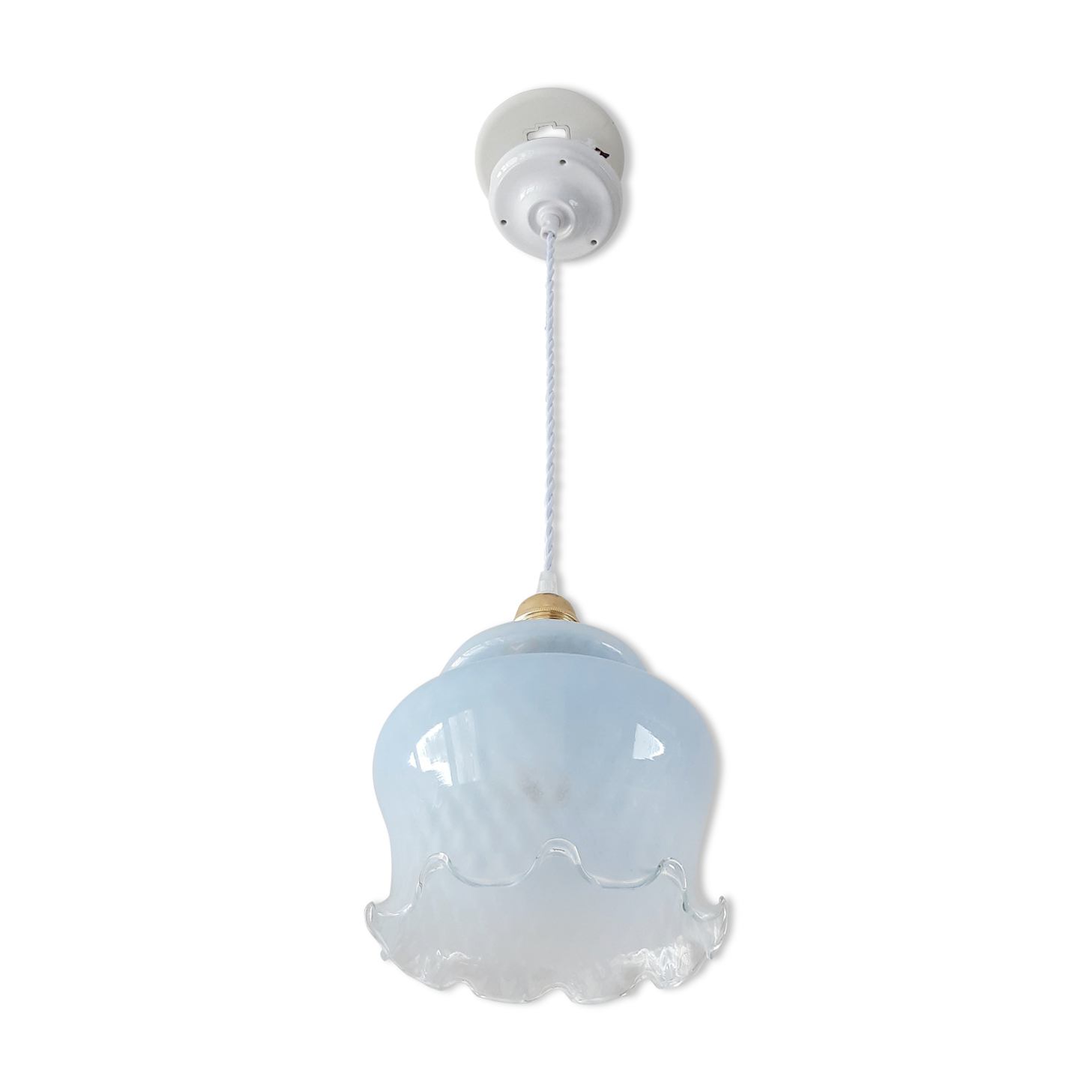 Blue vintage suspension